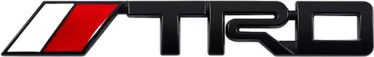 Car Sticker Logo Emblem Trd 25mm X 125mm Black 1 Piece Zemb-toyota-17