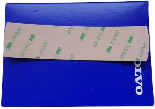 Γνήσιο Αυτοκόλλητο Σήμα Μάσκας Μπροστά Volvo 135mm X 33mm 1 Τεμάχιο Zemb-volvo-01