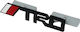 Car Mask Logo Trd Black 25mm X 125mm 1 Piece Zemb-toyota-19