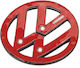 Genuine VW Sirocco Mk3 2008-2014 Hood Rear 90mm H9307 1 Piece Zemb-vw-63 Car Brand Logos