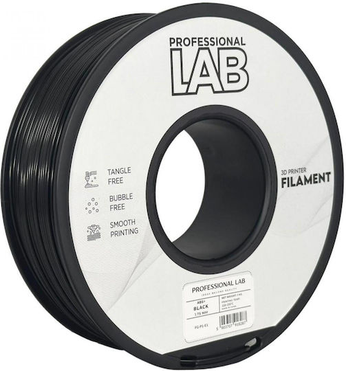 Professional Lab ABS 3D Принтер Филамент 3.0мм Черен 1кг 1бр Макарa