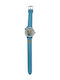 Kids Analog Watch with Rubber/Plastic Strap Light Blue