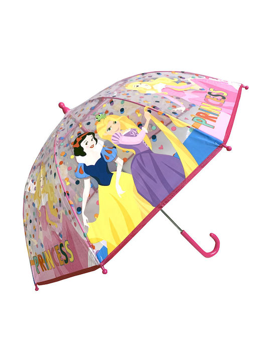 Princess Kinderregenschirm Gebogener Handgriff Mehrfarbige 45cm
