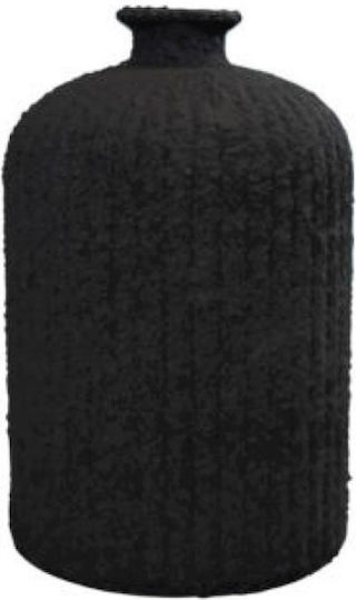 Vidrios San Miguel Decorative Glass Vase Black Y23cm