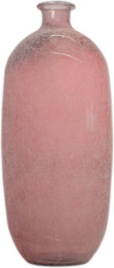 Vidrios San Miguel Decorative Vase Glass Pink Y45cm