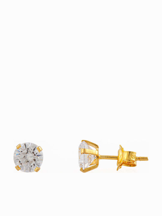 Rubini Earrings made of Gold 14K with Stones