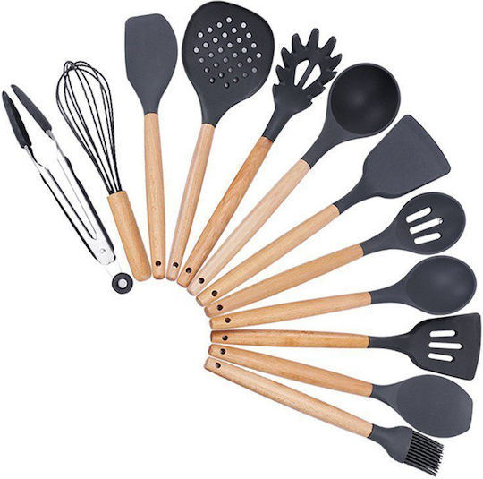 Set Lemn de Gătit 12buc Gri
