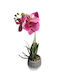 Künstliche Orchidee Topfpflanze 32cm