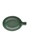 Servierplatte Oval aus Porzellan Grün 1Stück