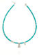 Paraxenies Silver Necklace Turquoise