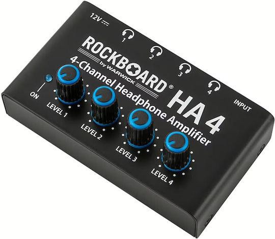 Rockboard Επιτραπέζιος Αναλογικός Ενισχυτής Ακουστικών 4.0 Καναλιών