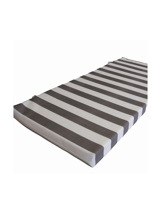 Decocraft Wasserdichtes Sitzbank-Kissen Für Paletten Grau 50x112cm