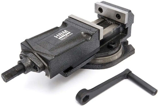 HBM Machines Menghină Fixă Presă De Găurit Menghină Cu Deschidere Maximă 80mm