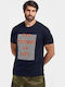T-shirt Μπλε Σκούρο