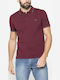 Polo Short Sleeve Blouse Bordeaux