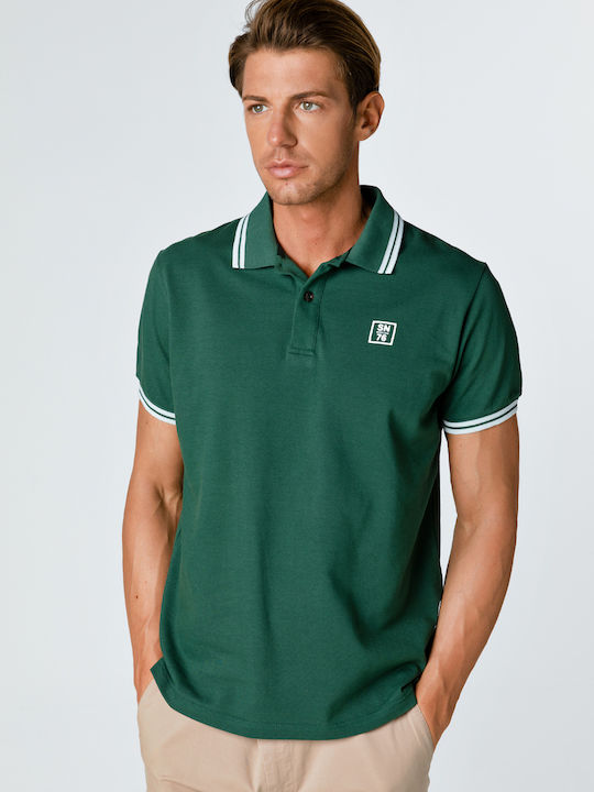 Santana Polo Bluză cu mânecă scurtă Verde