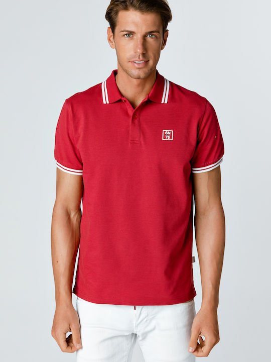 Santana Polo Bluză cu mânecă scurtă Red