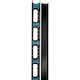 Xcab Set 2 Organizatoare Eco Verticale pentru Cablu Dulap Rack 32u Negru