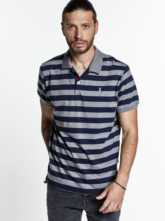 Jersey Polo Μπλούζα Κοντομάνικη Μπλε