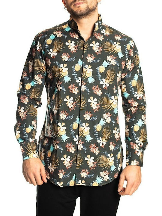 Shirt Дълъг ръкав Риза Флорален Черно