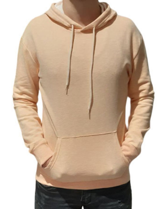 Sweatshirt with Hood Peach