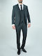 Men's Winter Suit with Vest Slim Fit Grey