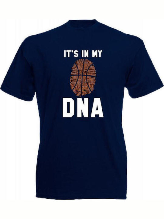 Basketball Dna T-shirt Navy Blue