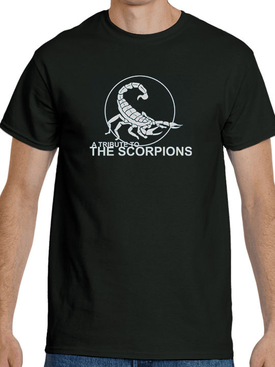 T-shirt Скорпиони Трибют Черна