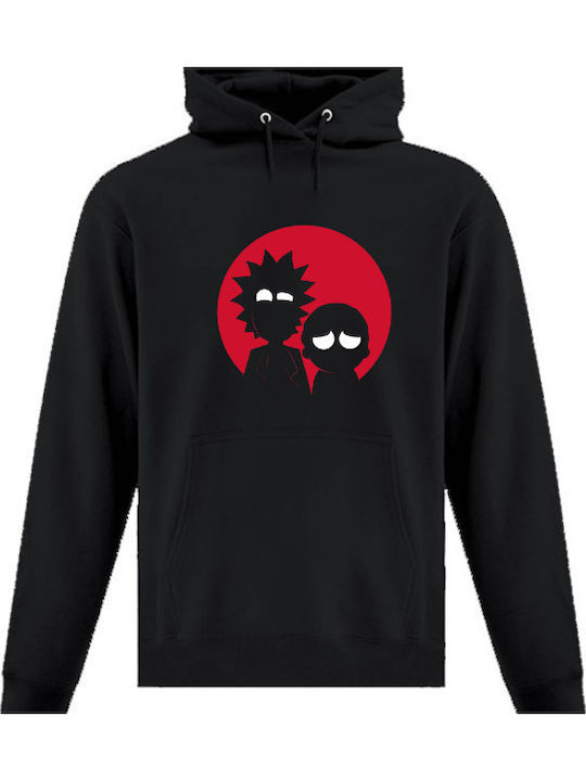 Rick und Morty Pegasus Kapuzenpulli Schwarz