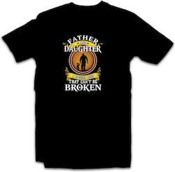 Printed Blouse Dad "Father Daughter As Special Bond" Black