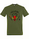 Tricou Unisex Stranger Things Clubul Hellfire Join Club Kaki Deschis