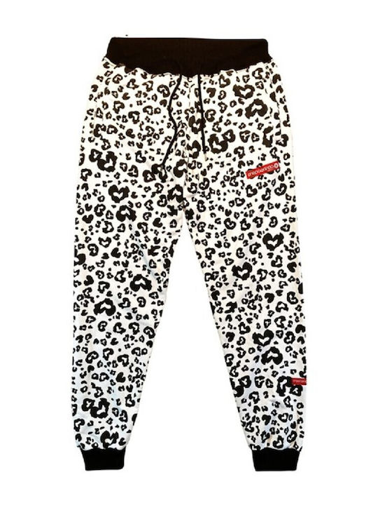 Propaganda Jogger Pants White/Black - WHITE