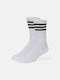 Ampo Socks Ανδρικές Μονόχρωμες Κάλτσες Λευκο