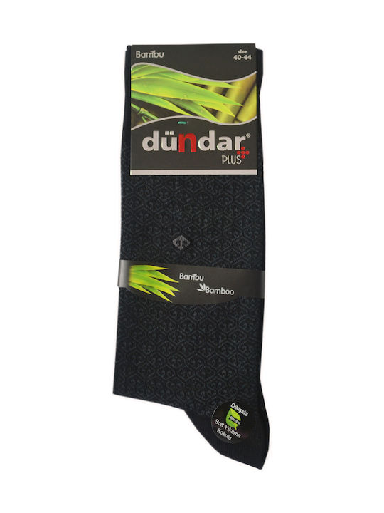 Dundar Men's Patterned Socks Black
