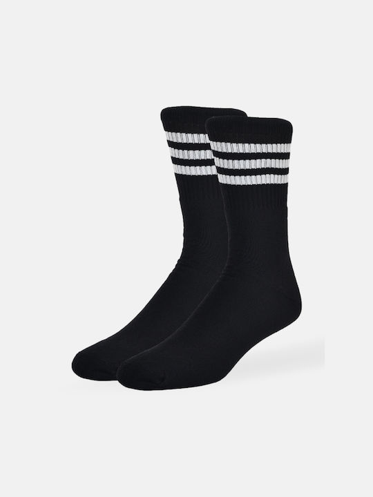 Ampo Socks Ανδρικές Μονόχρωμες Κάλτσες Μαύρο