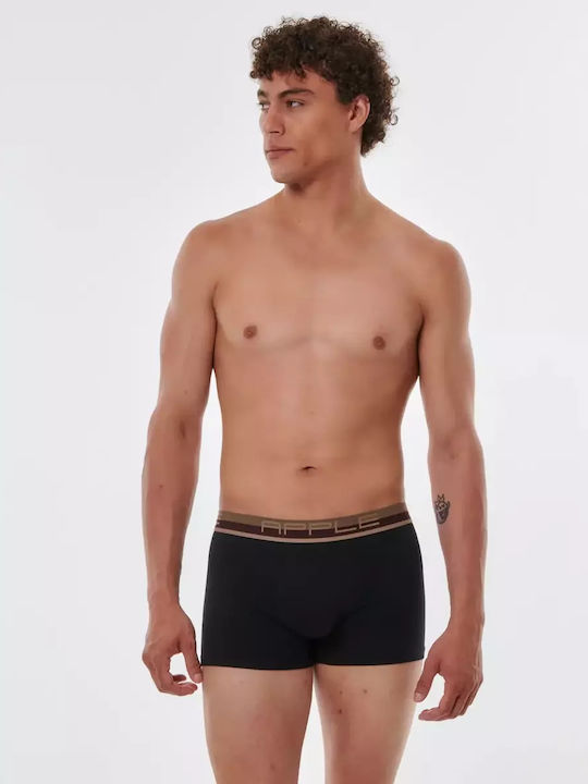 Apple Boxer Herren Boxershorts BLACK/GOLD 1Packung