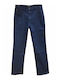 Men's Jeans Pants Elastic Navy Blue