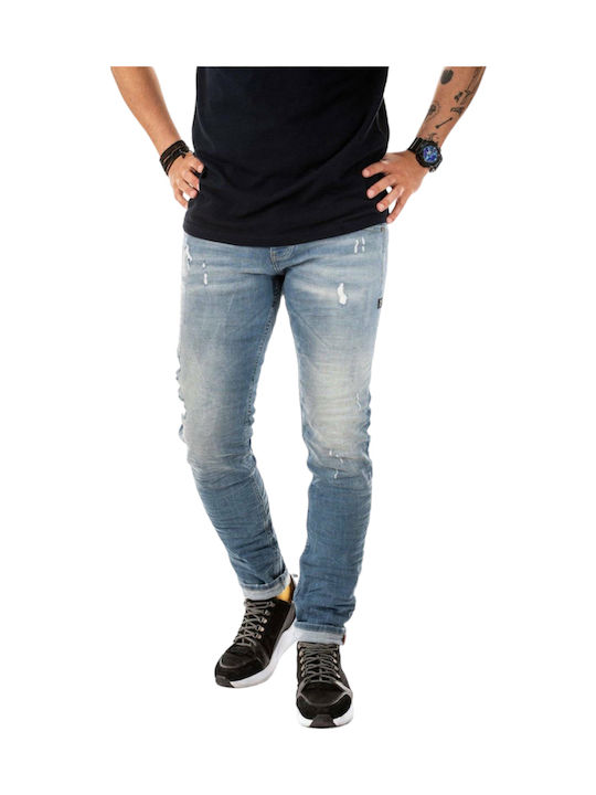 Profil Ανδρικό Παντελόνι Τζιν Slim Fit Γαλάζιο