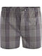 Herren Boxershorts Blue Kariert 1Packung