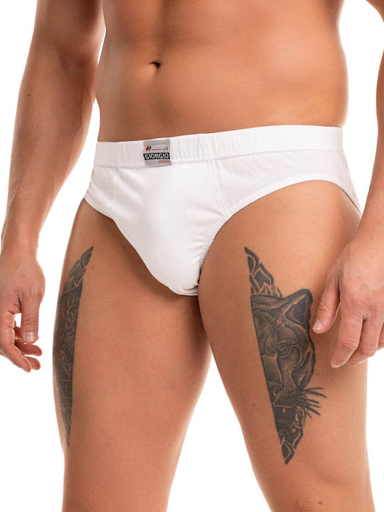 Giorgio Ανδρικά Σλιπ Λευκά 5Pack