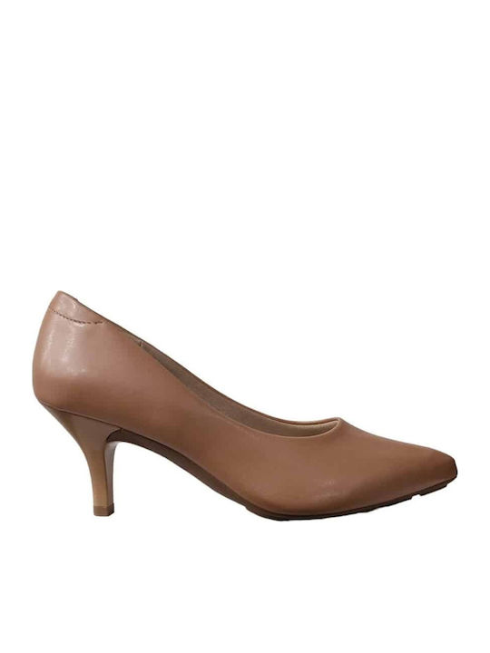 Modare Ultraconforto Leather Pink Heels Modare