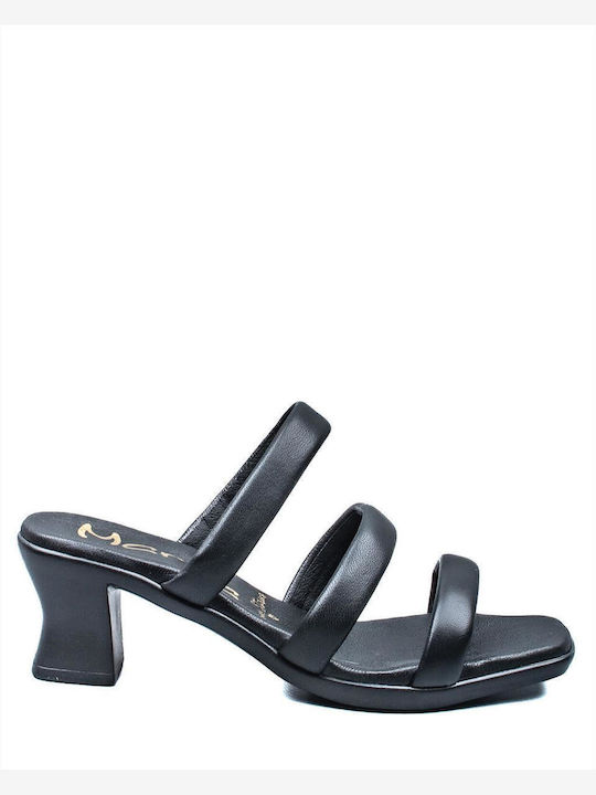 Leather Sandals Black