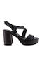 Leather Sandals Black