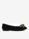 Leather Ballerinas Black