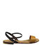 Women's Flat Sandals in Brown Color