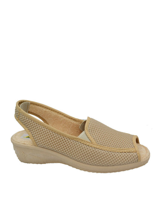 Medies Πλατφόρμες Beige