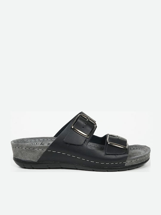 Fild Anatomic Platforme Dama În Stil Slip On Negru