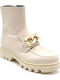 Stiefeletten Damen Beige