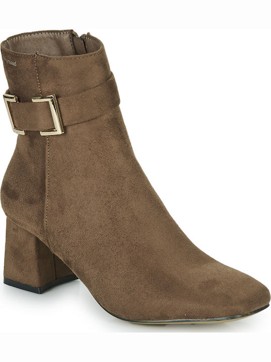 Moony Mood Veronica Damen Kampfstiefel Braun