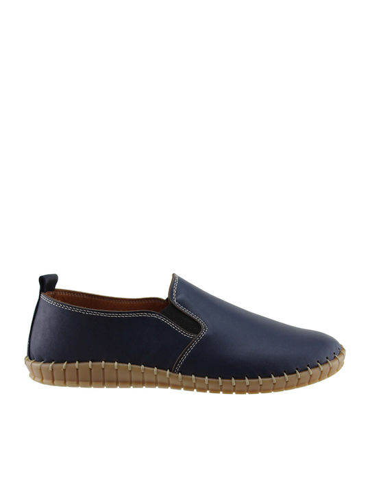 On the Road Women's Slip-On Leather Blue